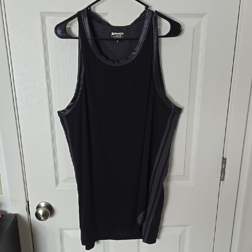 And1 Black and Gray Tank Top